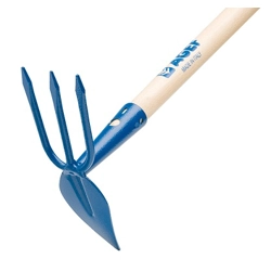 vendita online Zappetta cuore tridente con manico in faggio da 275 mm. Rastrelli, badili, forche, scope Agef